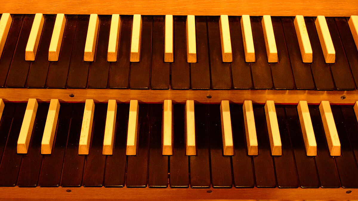 Orgel-Klaviatur