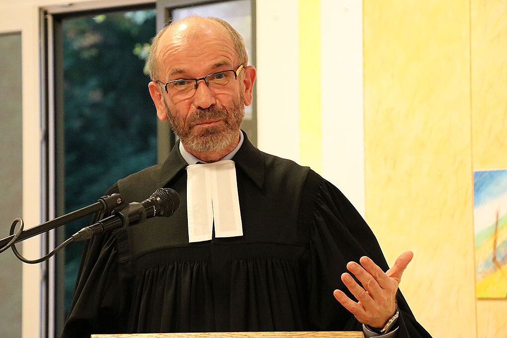Pfarrer Manfred Rekowski, Präses der EKiR, hielt die Festpredigt.