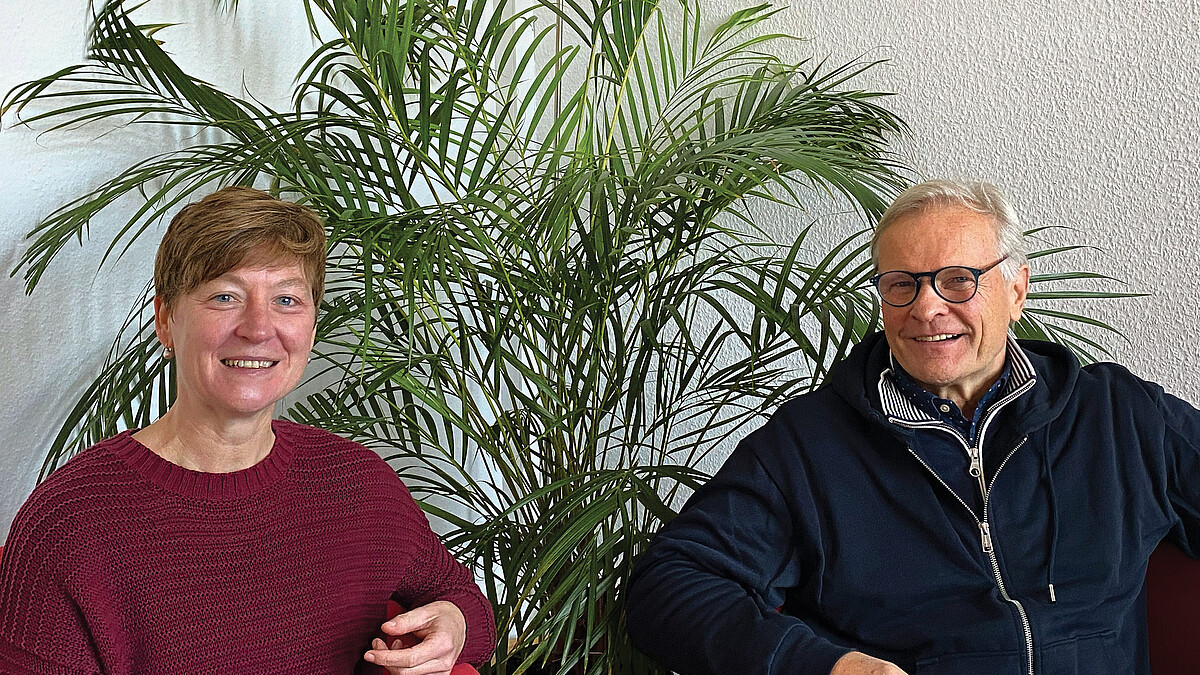 Petra Ellis und Geschäftsführer Udo Krohn-Grimberghe vom Betreuungsverein der Diakonie.