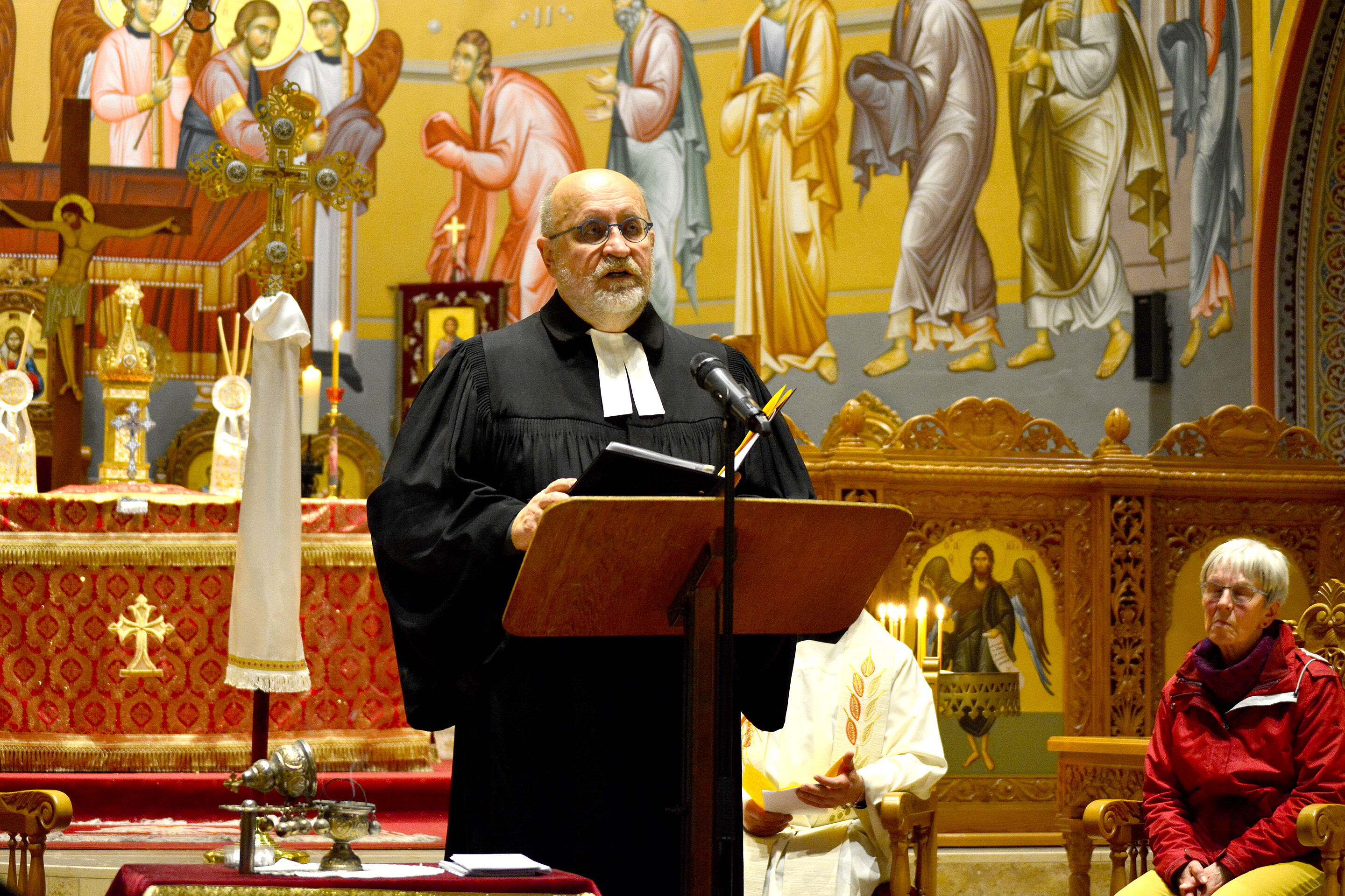 Superintendent Hans-Peter Bruckhoff predigte beim ökumenischen Nachtgebet zum Abschluss der Nacht der offenen Kirchen.